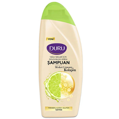 DURU MİSKET LİMONU & KALOJEN YAĞLI SAÇLAR İÇİN ŞAMPUAN 500 ml