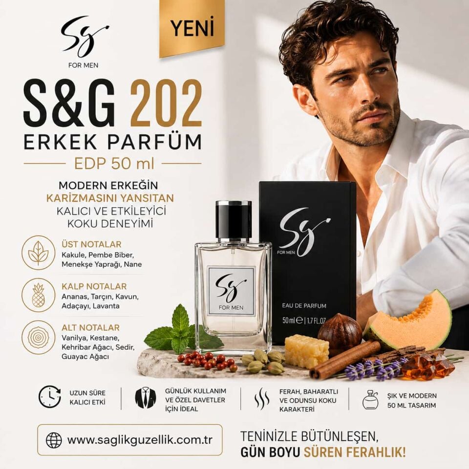 S&G 202 ERKEK PARFÜM EDP 50 ml