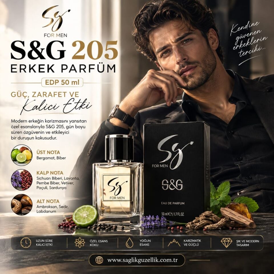 S&G 205 ERKEK PARFÜM EDP 50 ml