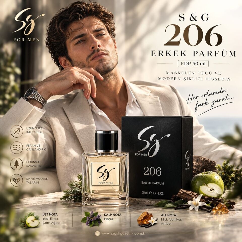 S&G 206 ERKEK PARFÜM EDP 50 ml
