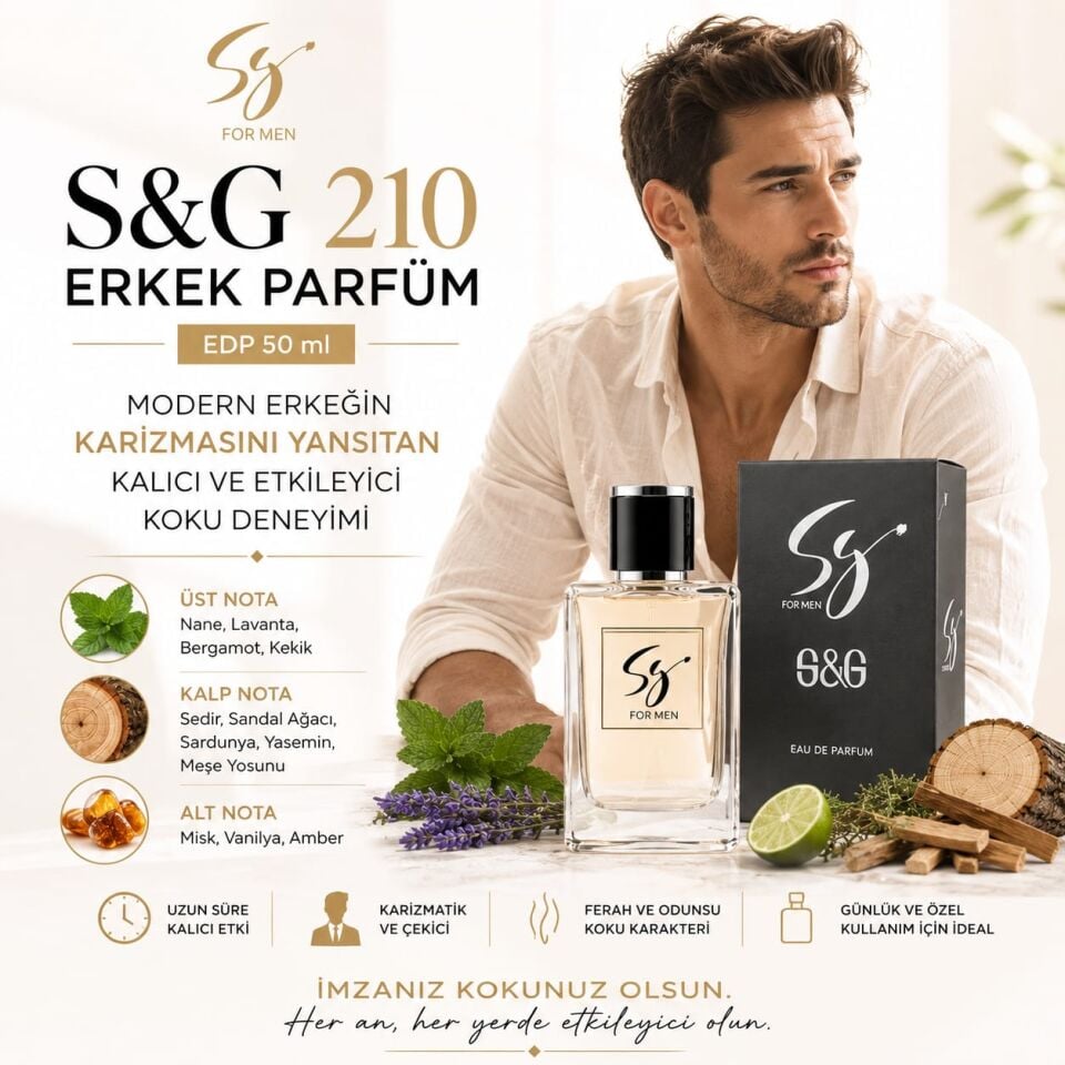 S&G 210 ERKEK PARFÜM EDP 50 ml