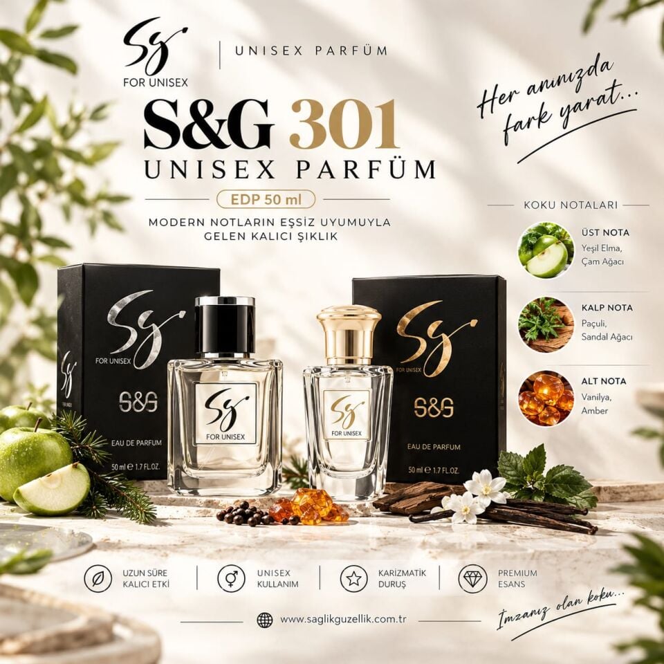 S&G 301 UNISEX PARFÜM EDP 50 ml