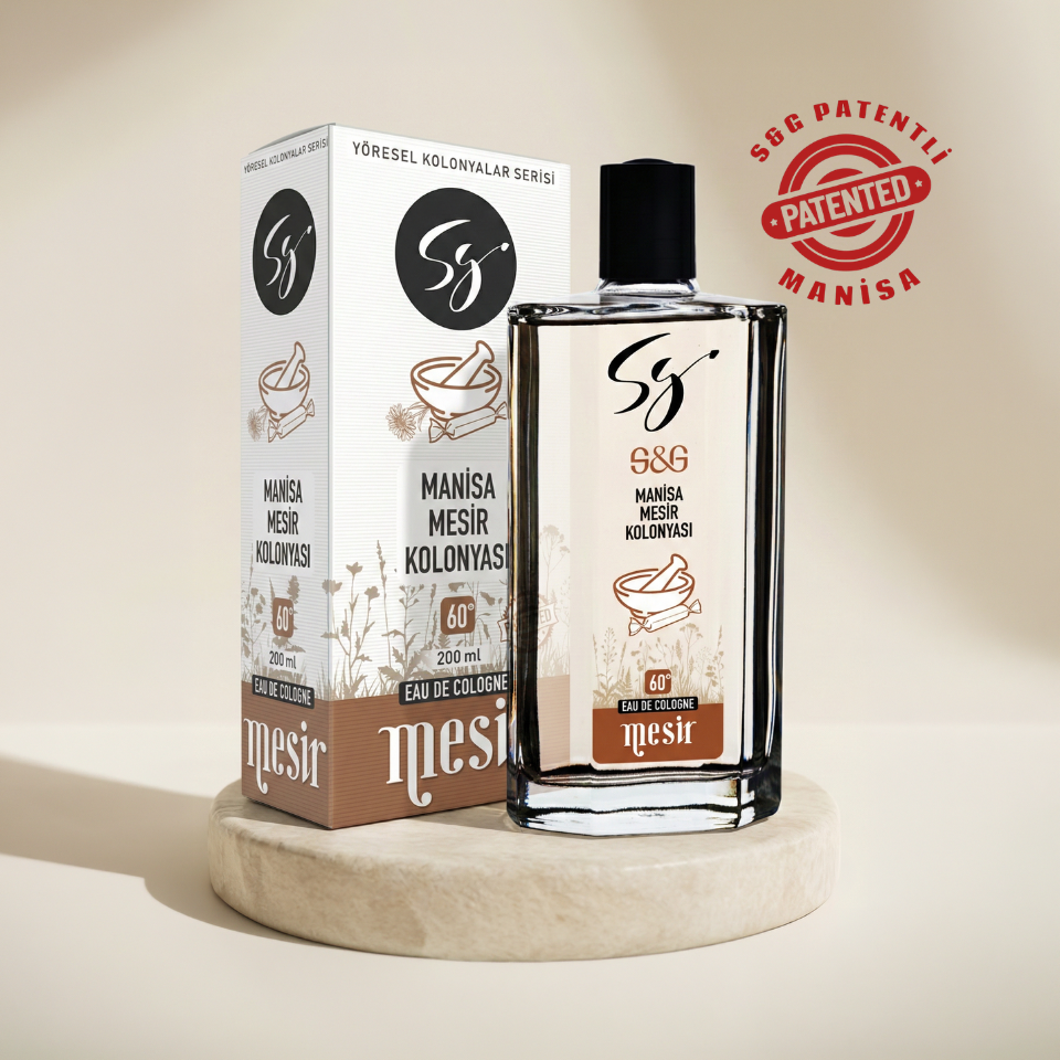MANİSA MESİR KOLONYASI CAM ŞİŞE 200 ml