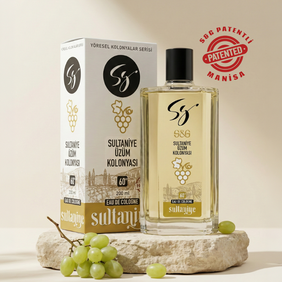 SULTANİYE ÜZÜM KOLONYASI CAM ŞİŞE 200 ml