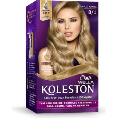 WELLA KOLESTON SAÇ BOYASI AÇIK KÜLLÜ KUMRAL 8/1