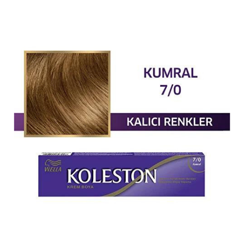 KOLESTON TÜP SAÇ BOYASI 7/0 KUMRAL