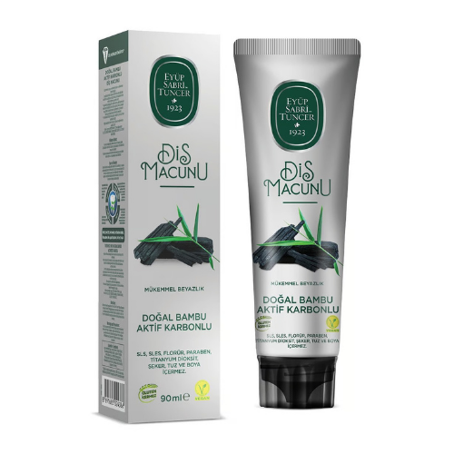 EYÜP SABRİ TUNCER DOĞAL BAMBULU AKTİF KARBONLU DİŞ MÖACUNU 90 ml