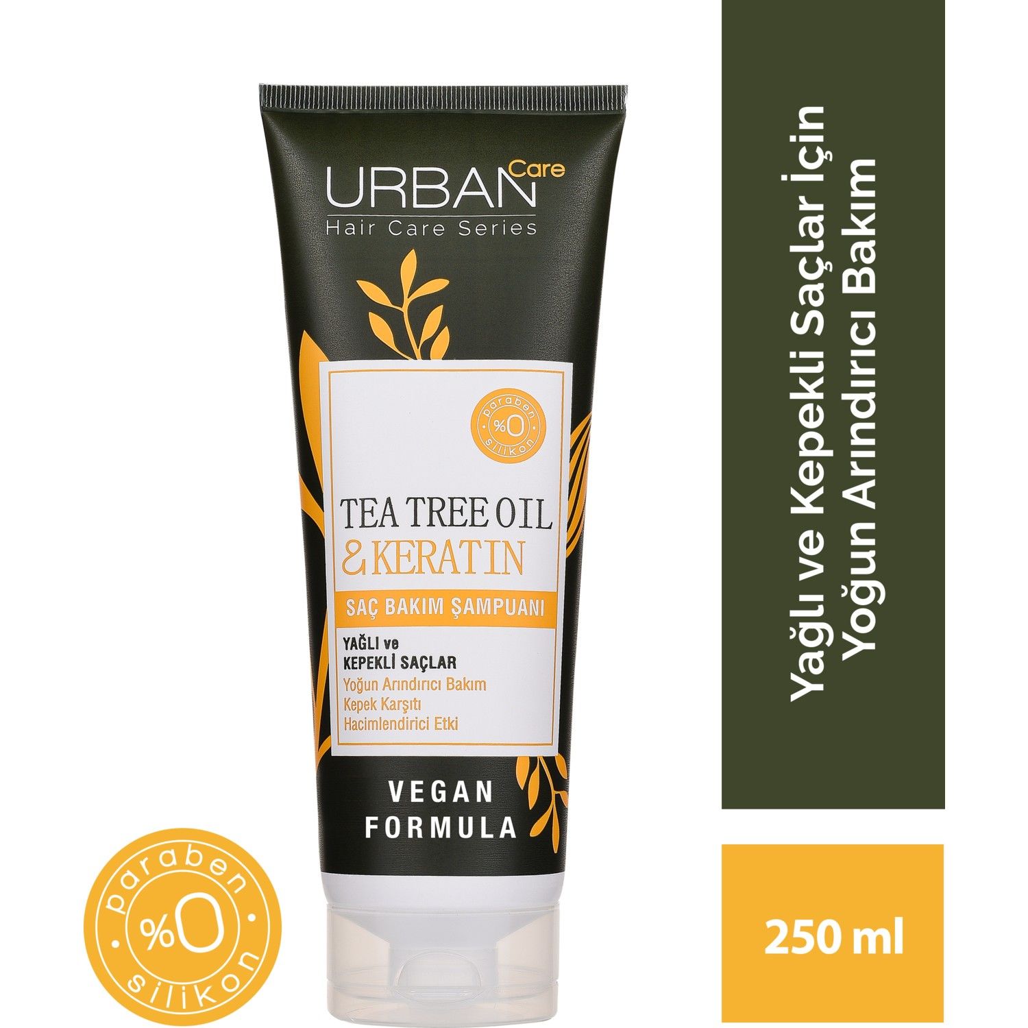 URBAN TEA TREE OIL & KERATIN SAÇ BAKIM ŞAMPUANI 250 ml