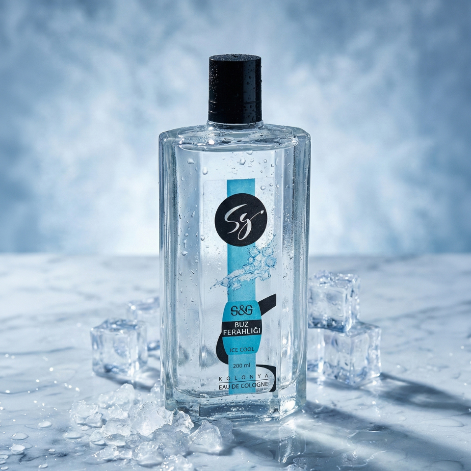 ICE COOL BUZ FERAHLIĞI KOLONYASI CAM ŞİŞE 200 ml