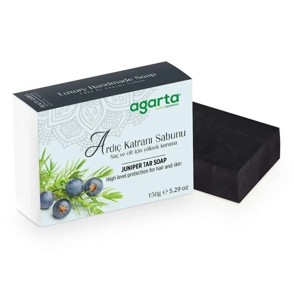 AGARTA DOĞAL EL YAPIMI ARDIÇ KATRANI SABUNU 150 gr