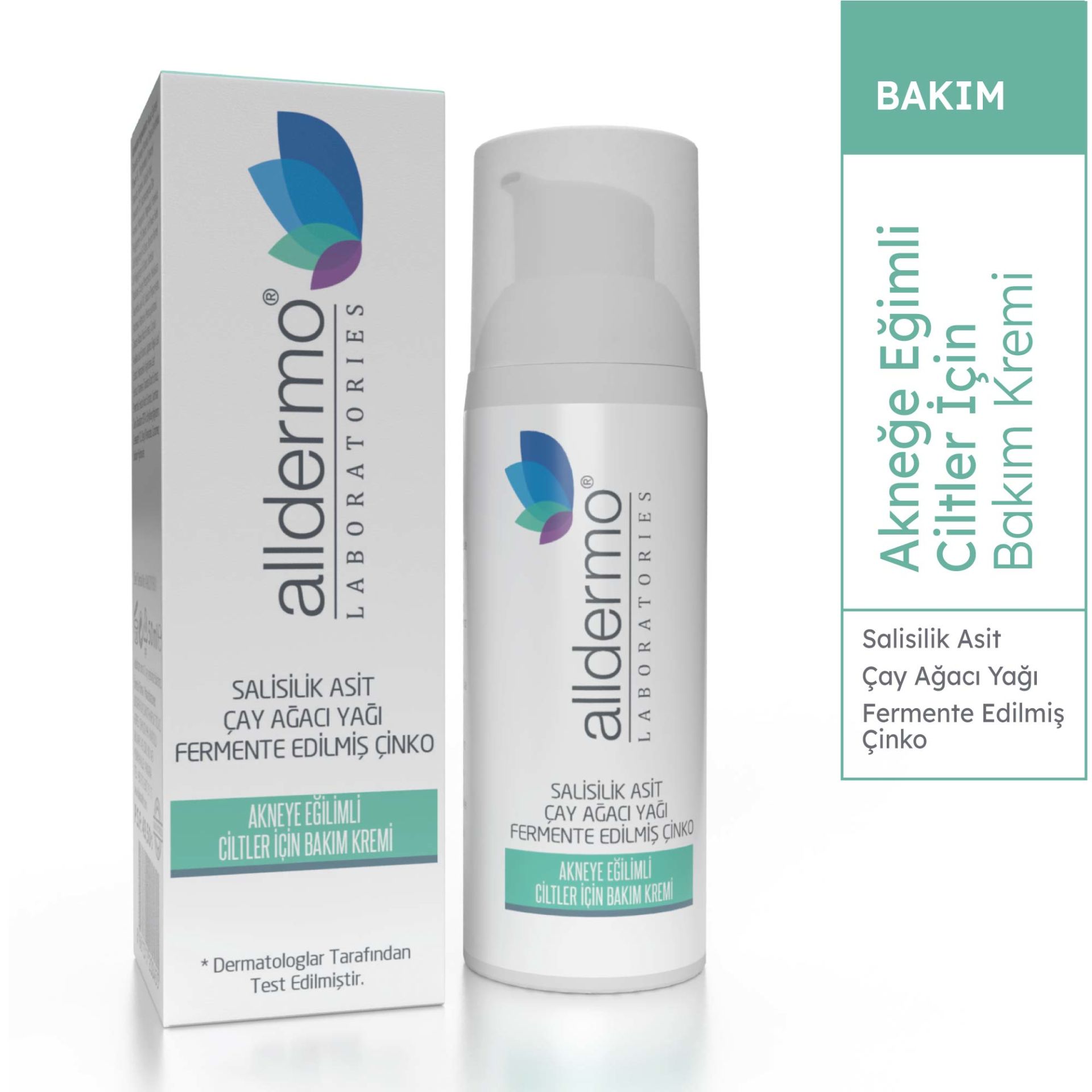 ALLDERMO AKNEYE EĞİLİMLİ CİLTLER İÇİN BAKIM KREMİ 50 ML