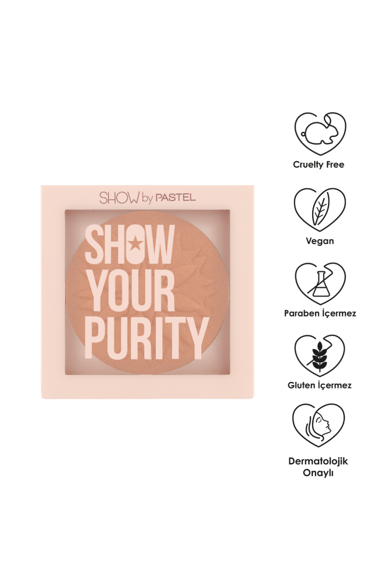 Show By Pastel Show Your Purity Powder - Pudra 102 Natural Finish 9.3 g