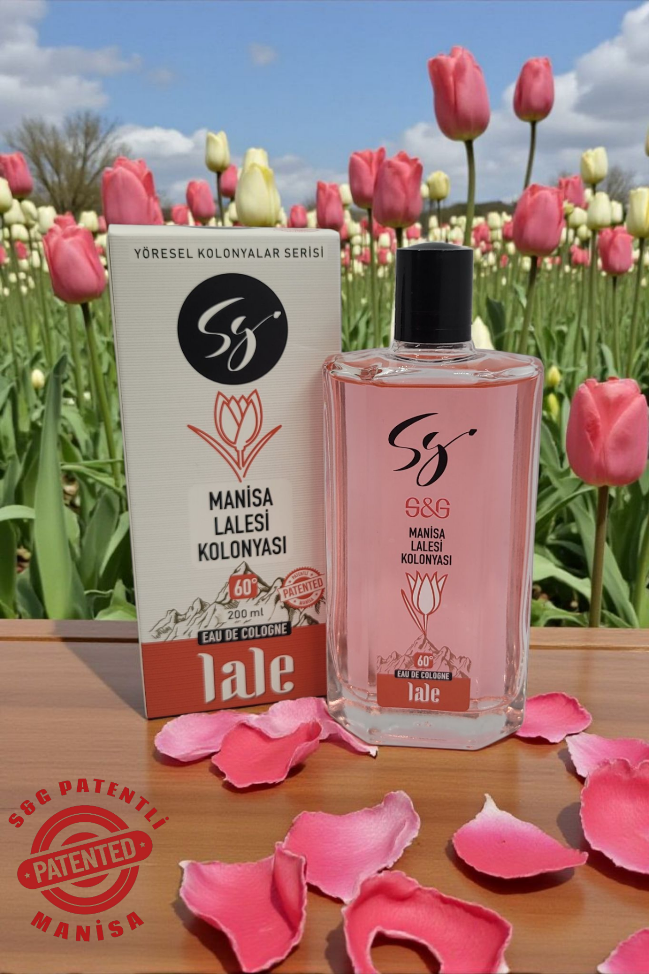 MANİSA LALESİ KOLONYASI 200 ML CAM ŞİŞE