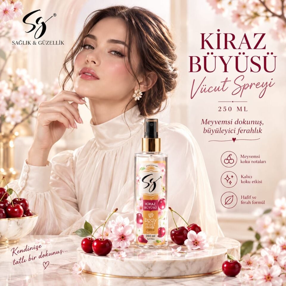 KİRAZ BÜYÜSÜ VÜCUT SPREYİ 250 ML