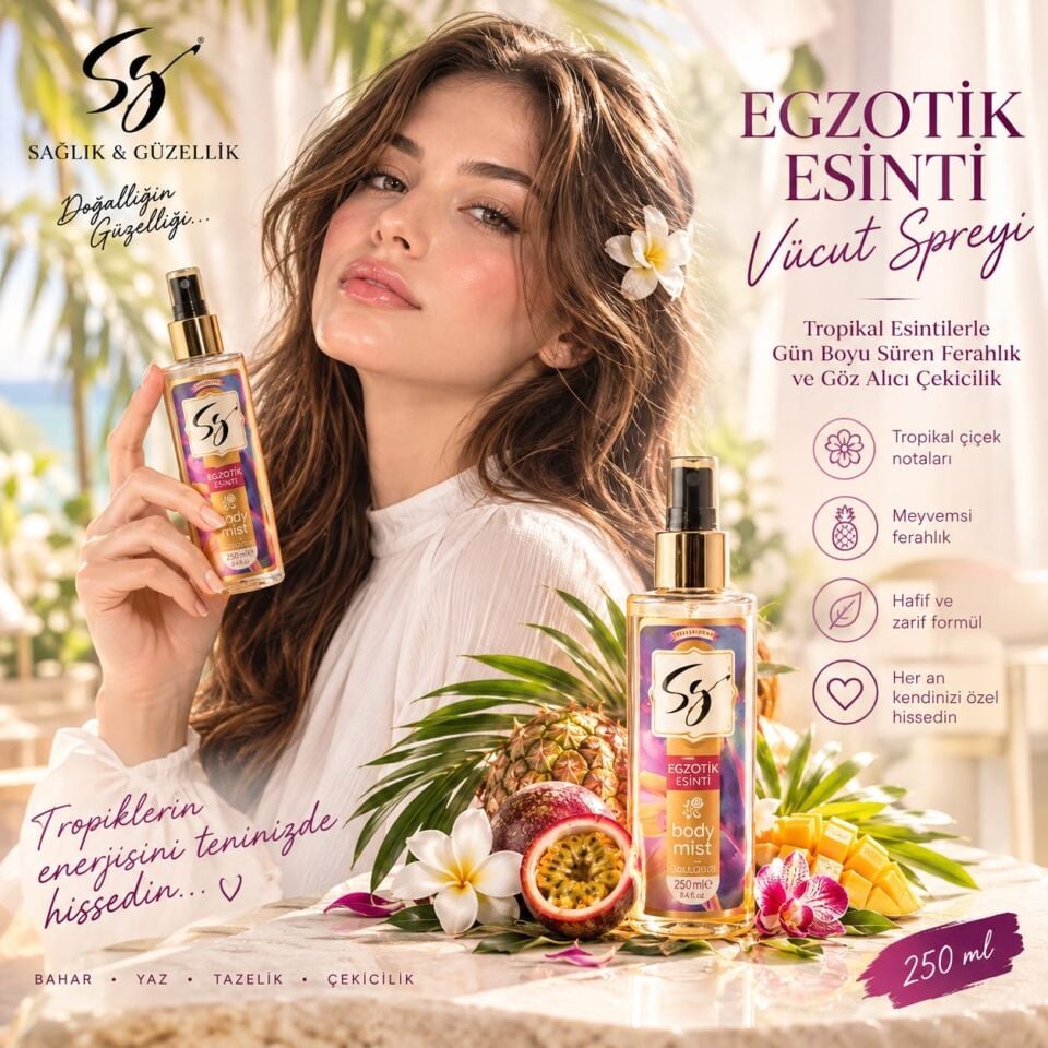 EGZOTİK ESİNTİ VÜCUT SPREYİ 250 ML