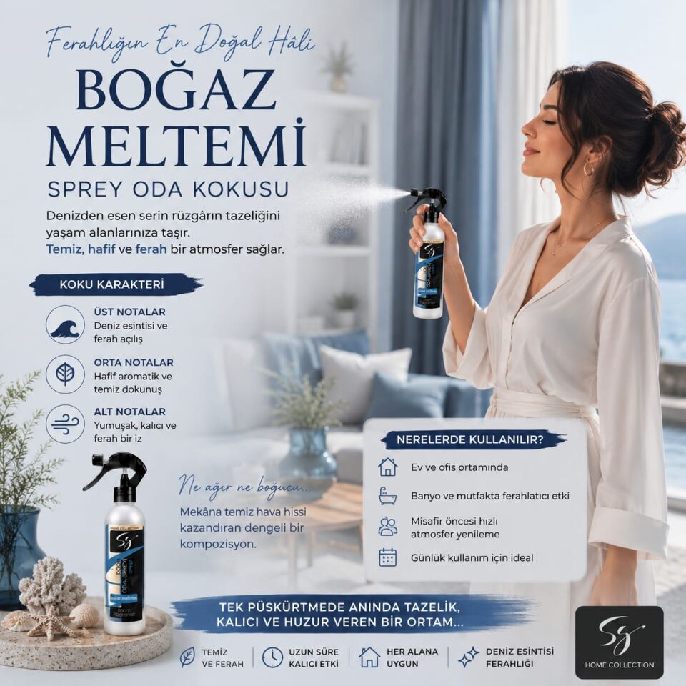 BOĞAZ MELTEMİ SPREY ODA KOKUSU 250 ML