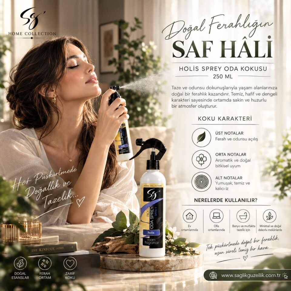 HOLİS SPREY ODA KOKUSU 250 ML