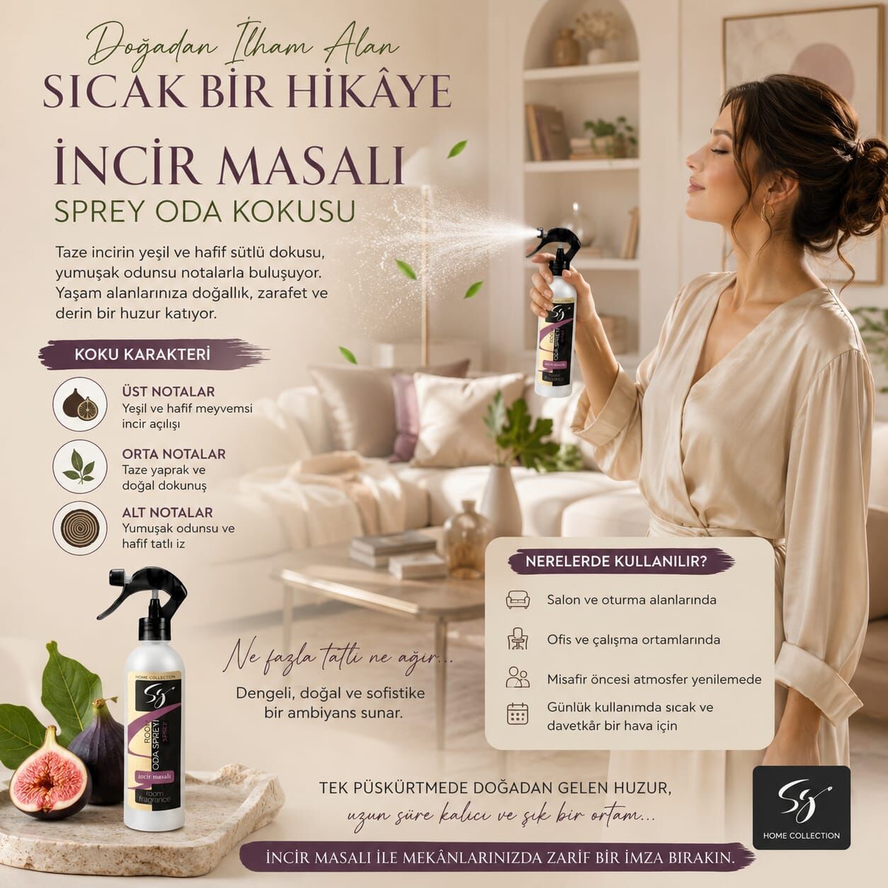 İNCİR MASALI SPREY ODA KOKUSU 250 ML