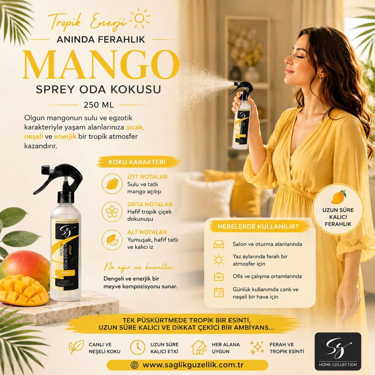 MANGO SPREY ODA KOKUSU 250 ML
