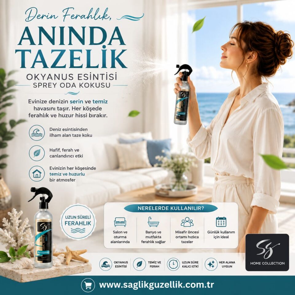 OKYANUS ESİNTİSİ SPREY ODA KOKUSU 250 ML