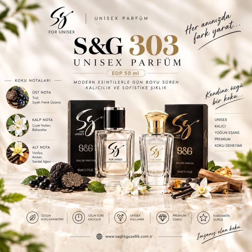 S&G 303 UNISEX PARFÜM EDP 50 ML