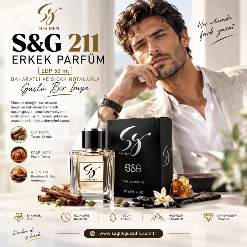 S&G 211 ERKEK PARFÜM EDP 50 ML