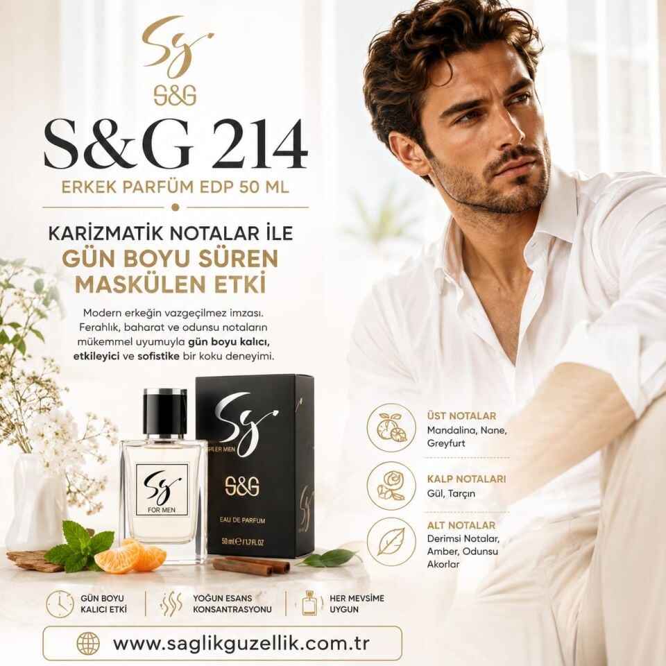 S&G 214 ERKEK PARFÜM EDP 50 ML