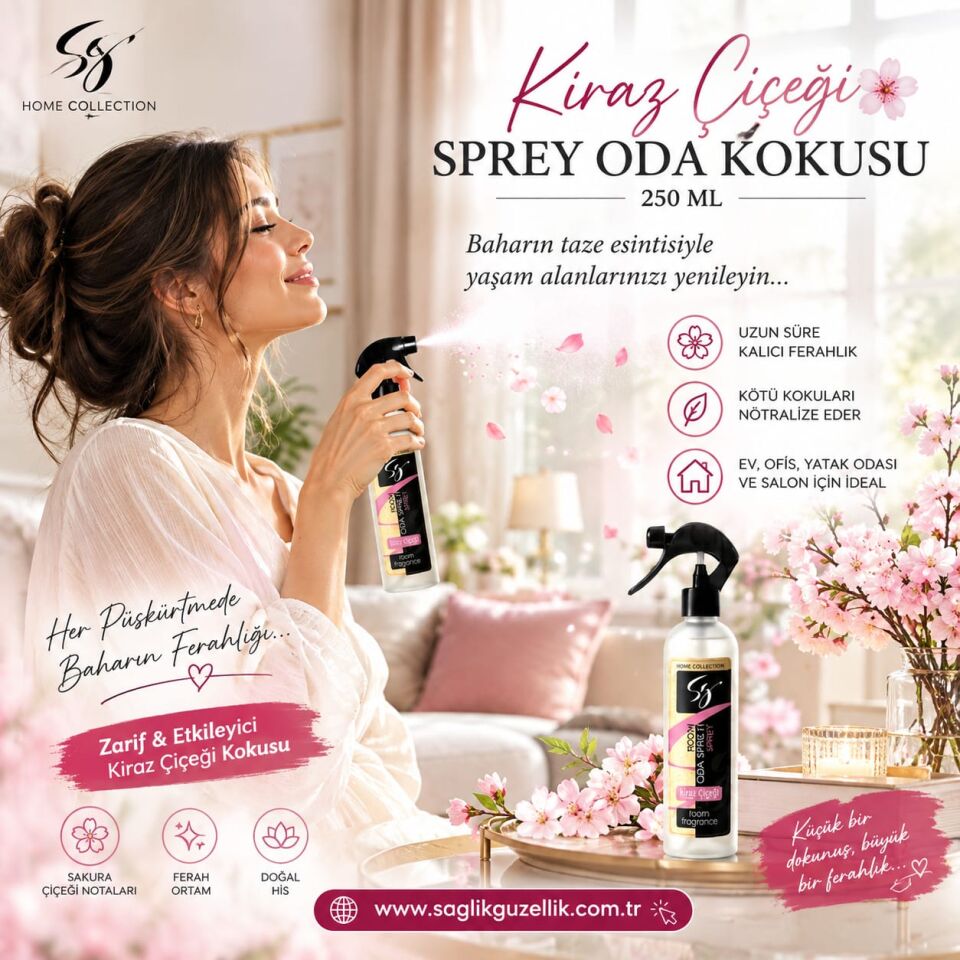 KİRAZ ÇİÇEĞİ SPREY ODA KOKUSU 250 ML