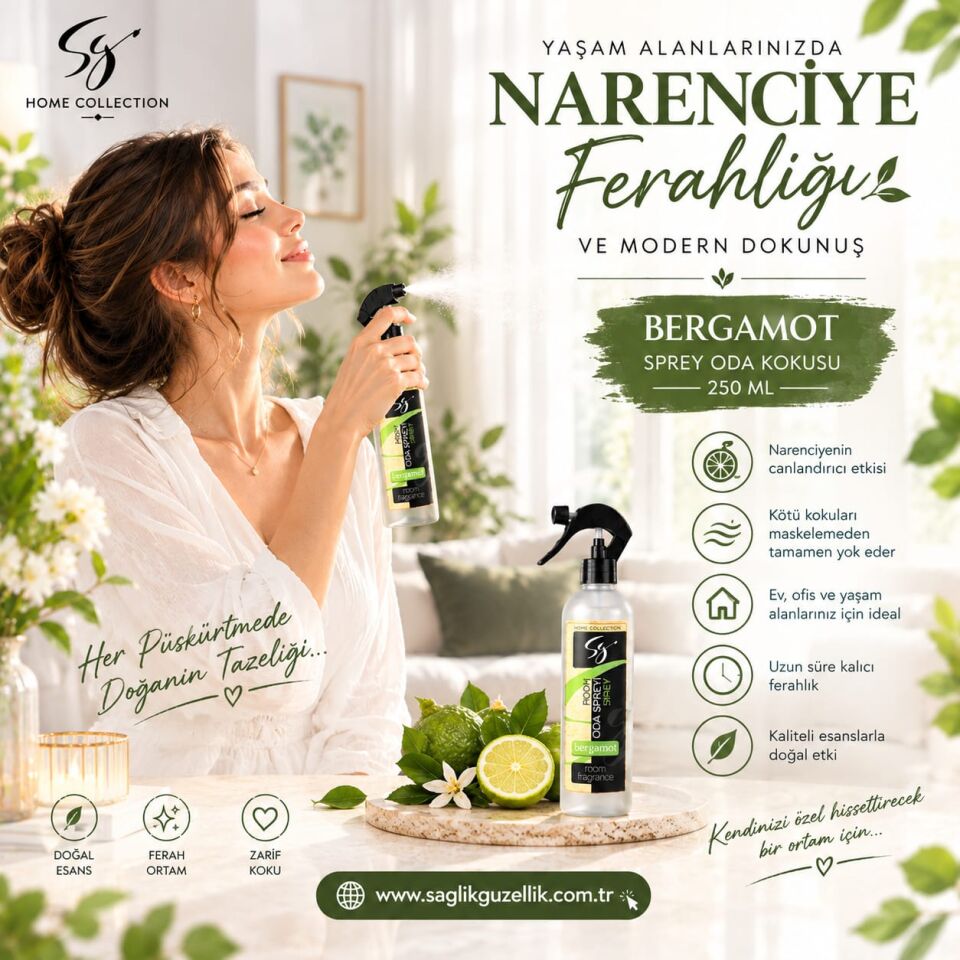 BERGAMOT SPREY ODA KOKUSU 250 ML