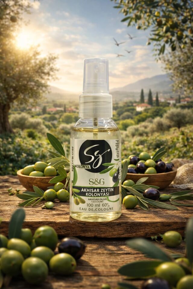 S&G AKHİSAR ZEYTİN KOLONYASI 100 ML SPREY ŞİŞE