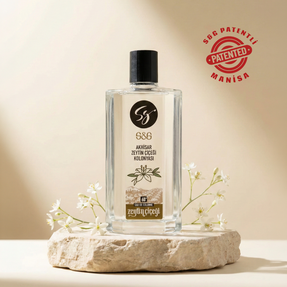 S&G AKHİSAR ZEYTİN ÇİÇEĞİ KOLONYASI 200 ML CAM ŞİŞE